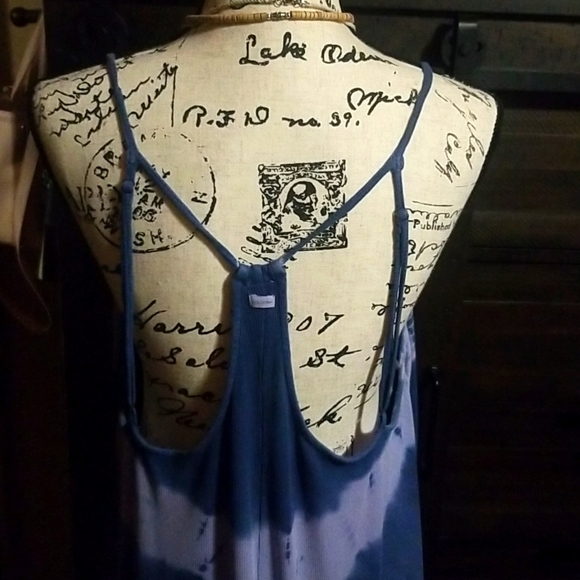 Volcom Grey and blue tye-dye sundress - Picture 6 of 13